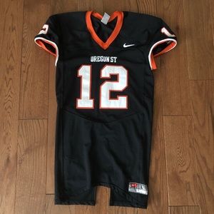 🏈Official Oregon State Football Game Cut Player #12 Jersey Size Large 🏈